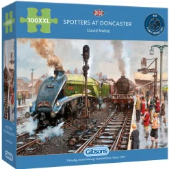 Gibsons - Spotters at Doncaster - 100 Piece Jigsaw Puzzle Best