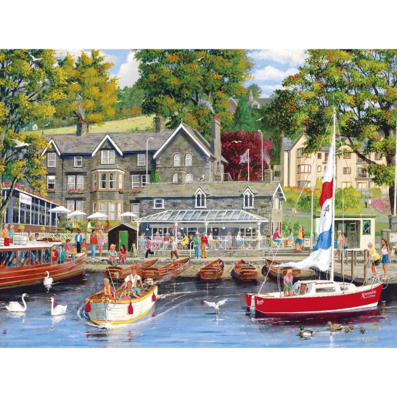 Gibsons - Summer in Ambleside - 1000 Piece Jigsaw Puzzle Online