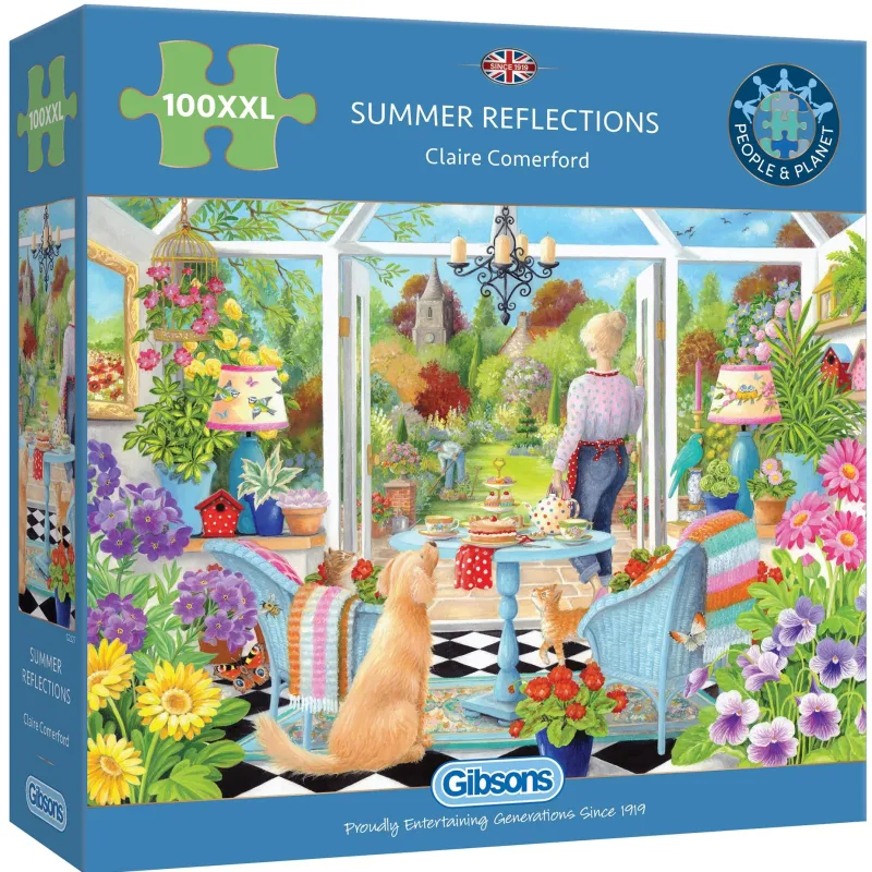 Gibsons - Summer Reflections - 100 Piece Jigsaw Puzzle Best