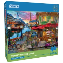 Gibsons - Sunset on the Seine - 500 XL Piece Jigsaw Puzzle Hot