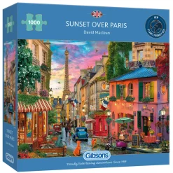 Gibsons - Sunset over Paris - 1000 Piece Jigsaw Puzzle Hot