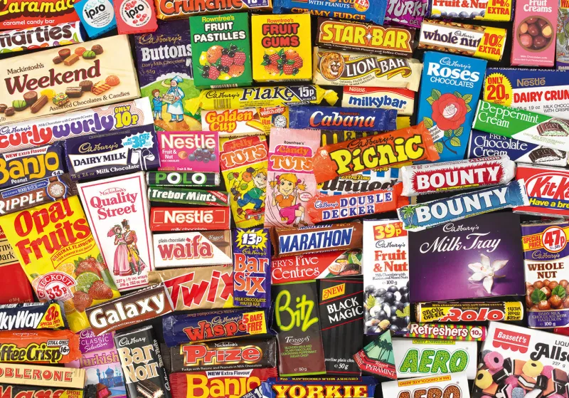 Gibsons - Sweet Memories of the 1980s - 500 Piece Jigsaw Puzzle Hot