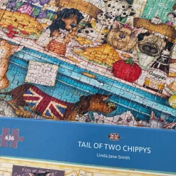Gibsons - Tail of Two Chippys - 636 Piece Jigsaw Puzzle New