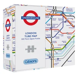 Gibsons - TfL London Tube Map - 500 Piece Jigsaw Puzzle Sale