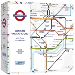 Gibsons - TFL London Underground Map - 1000 Piece Jigsaw Puzzle Sale