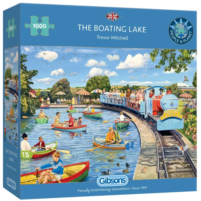 Gibsons - The Boating Lake - 1000 Piece Jigsaw Puzzle Sale
