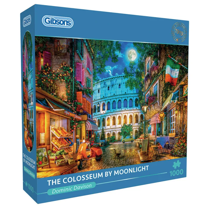 Gibsons - The Colosseum by Moonlight - 1000 Piece Jigsaw Puzzle Clearance