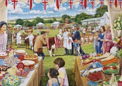 Gibsons - The Farmer's Round - 4 x 500 Piece Jigsaw Puzzles Fashion