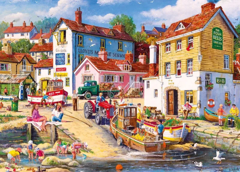 Gibsons - The Four Bells - 1000 Piece Jigsaw Puzzle Best