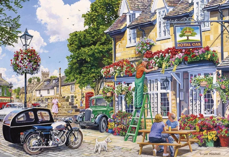 Gibsons - The Gardener's Round - 4 x 500 Piece Jigsaw Puzzles Sale