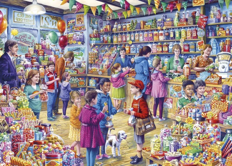 Gibsons - The Old Sweet Shop - 500 XL Piece Jigsaw Puzzle Hot