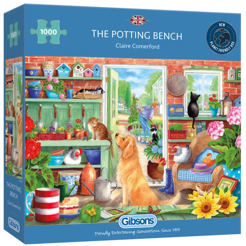 Gibsons - The Potting Bench - 1000 Piece Jigsaw Puzzle Clearance