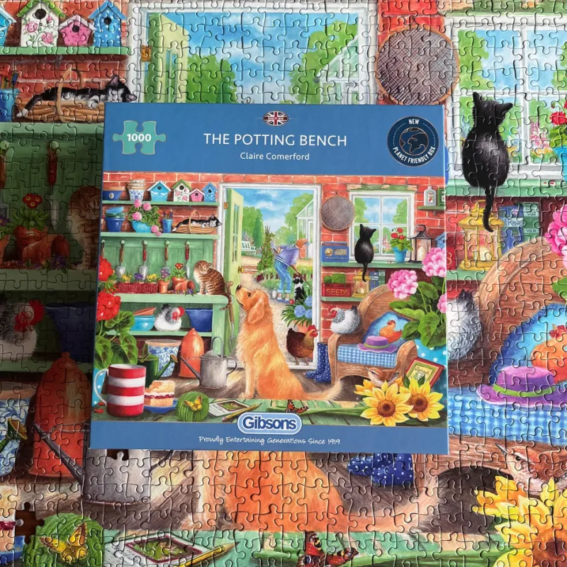 Gibsons - The Potting Bench - 1000 Piece Jigsaw Puzzle Clearance