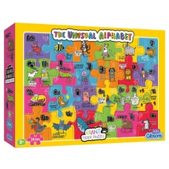 Gibsons - The Unusual Alphabet - 24 Extra Large Piece Jigsaw Puzzle Hot