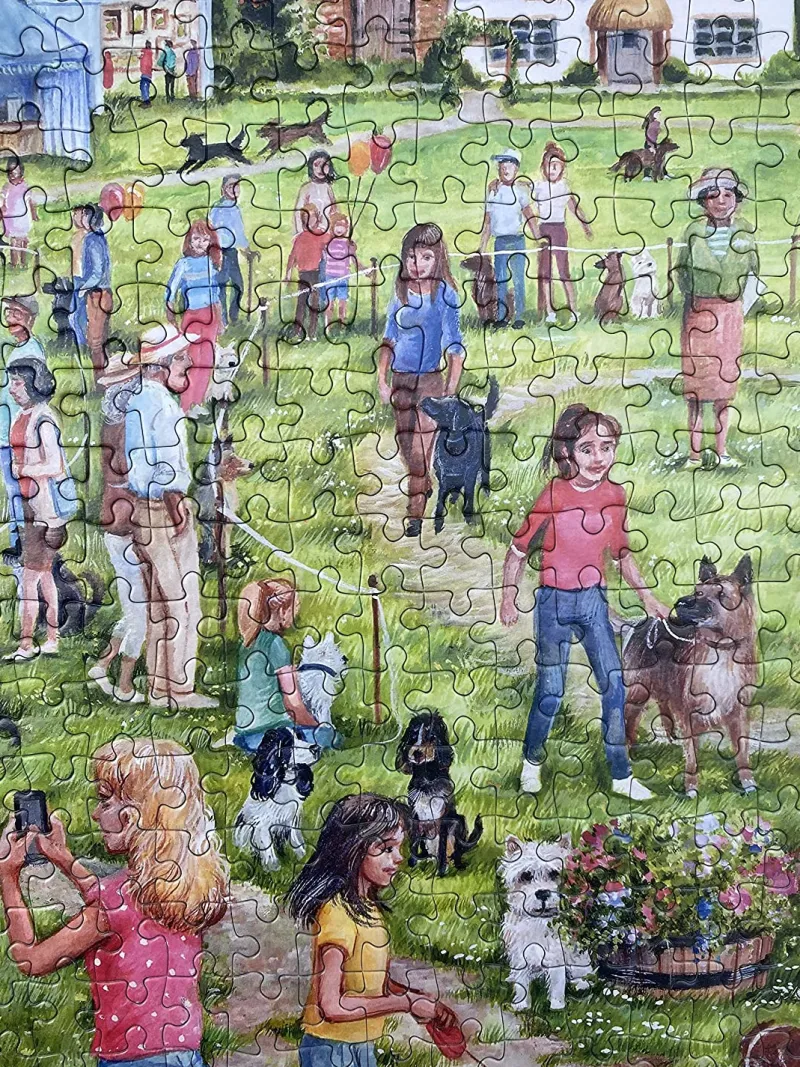 Gibsons - The Village Dog Show - 1000 Piece Jigsaw Puzzle New