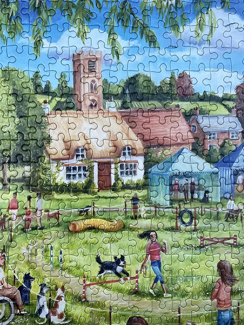 Gibsons - The Village Dog Show - 1000 Piece Jigsaw Puzzle New