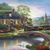 Gibsons - Thomas Kinkade: Stoney Creek Cottage - 1000 Piece Jigsaw Puzzle Sale