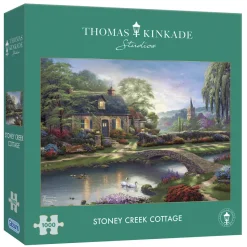 Gibsons - Thomas Kinkade: Stoney Creek Cottage - 1000 Piece Jigsaw Puzzle Sale