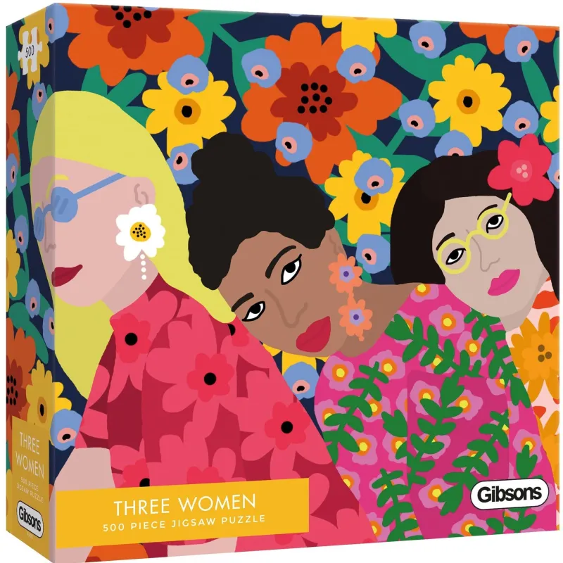 Gibsons - Three Women - 500 Piece Jigsaw Puzzle New