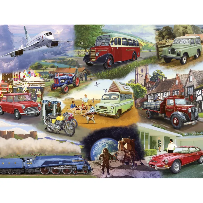 Gibsons - Transport - 24 Extra Large Piece Jigsaw Puzzle New