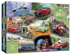 Gibsons - Transport - 24 Extra Large Piece Jigsaw Puzzle New