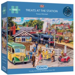 Gibsons - Treats at the Station - 1000 Piece Jigsaw Puzzle Clearance