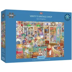 Gibsons - Verity's Vintage Shop - 2000 Piece Jigsaw Puzzle Fashion