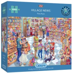 Gibsons - Village News - 1000 Piece Jigsaw Puzzle Online