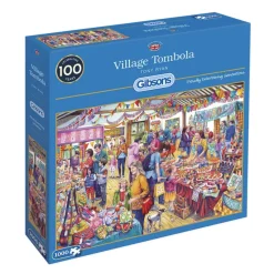 Gibsons - Village Tombola - 1000 Piece Jigsaw Puzzle Hot