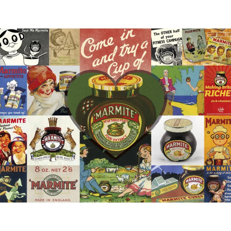 Gibsons - Vintage Marmite - 1000 Piece Jigsaw Puzzle Outlet
