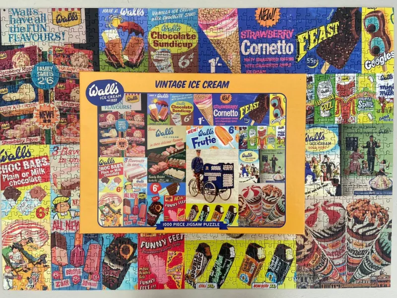 Gibsons - Vintage Wall's - 1000 Piece Jigsaw Puzzle Outlet