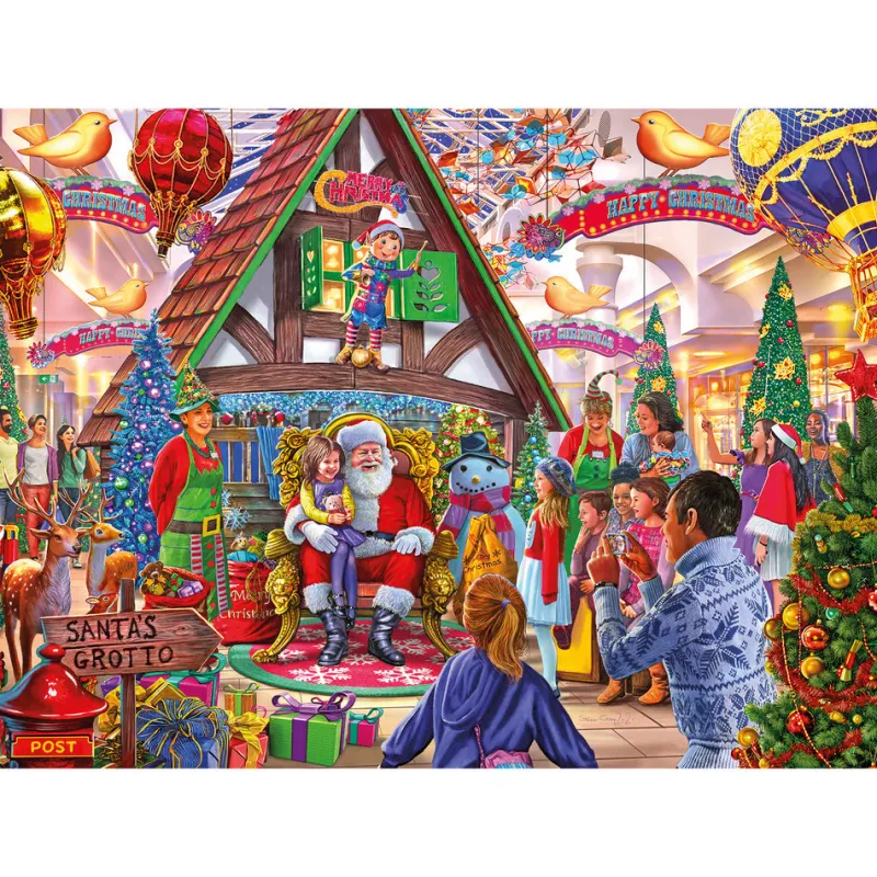 Gibsons - Visit Santa - 1000 Piece Jigsaw Puzzle Sale