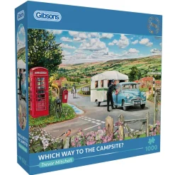 Gibsons - Which Way to the Campsite? - 1000 Pieces Discount