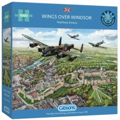 Gibsons - Wings Over Windsor - 1000 Piece Jigsaw Puzzle Sale