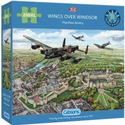 Gibsons - Wings over Windsor - 250 Piece Jigsaw Puzzle Outlet
