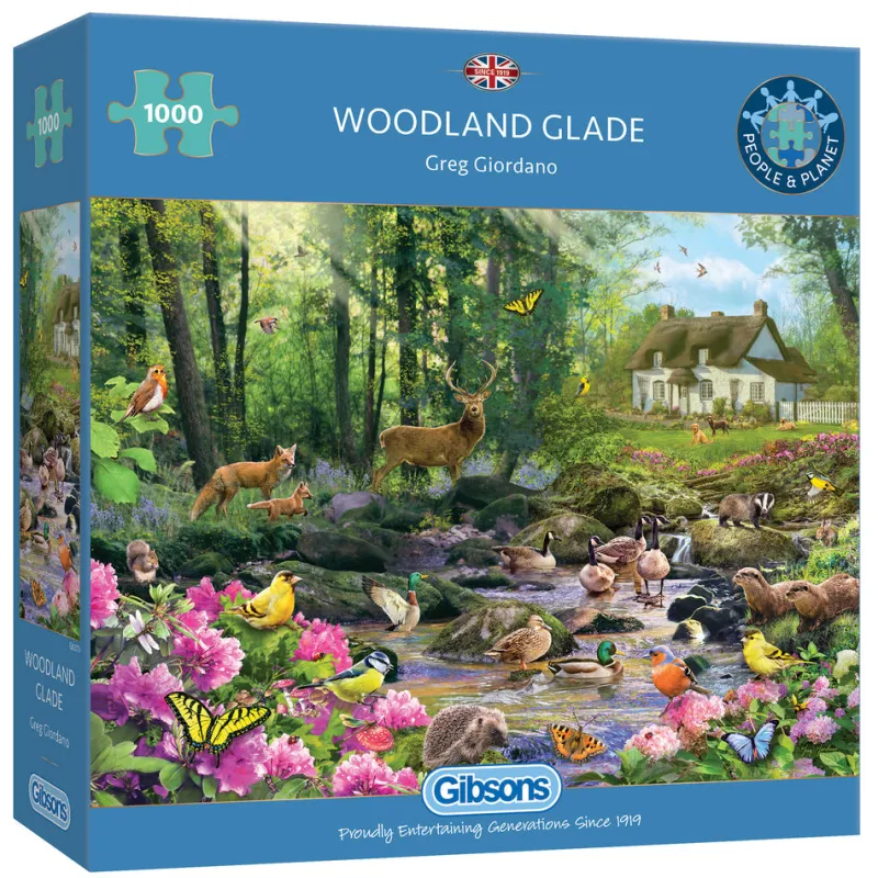 Gibsons - Woodland Glade - 1000 Piece Jigsaw Puzzle Discount