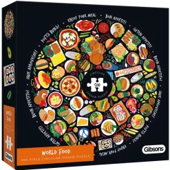 Gibsons - World Food - 500 Piece Jigsaw Puzzle Sale