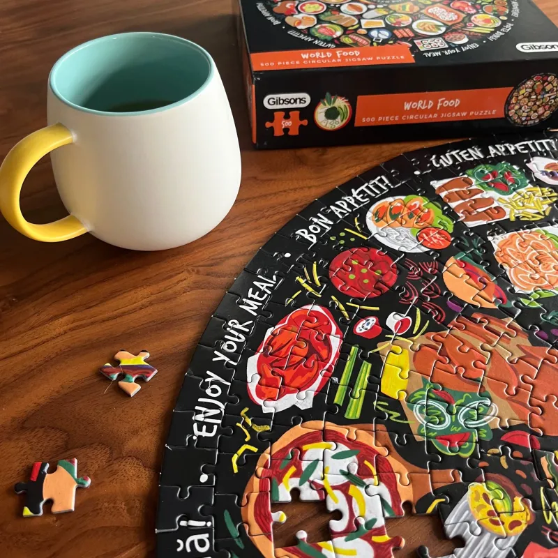 Gibsons - World Food - 500 Piece Jigsaw Puzzle Sale