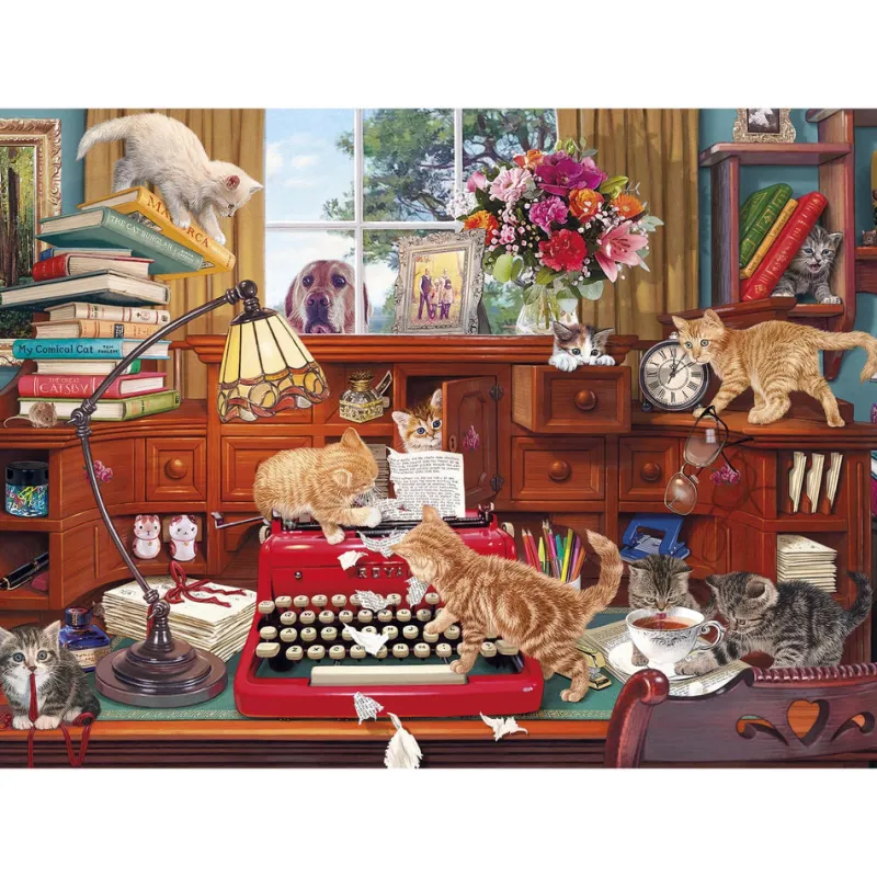 Gibsons - Writer's Block - 1000 Piece Jigsaw Puzzle Outlet