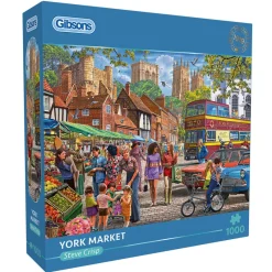 Gibsons - York Market - 1000 Piece Jigsaw Puzzle Best