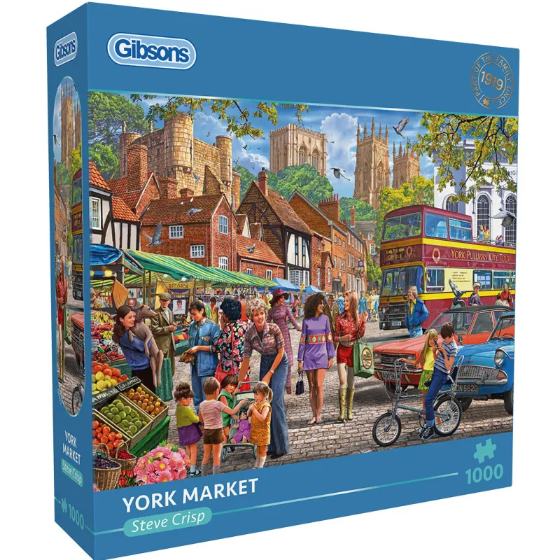 Gibsons - York Market - 1000 Piece Jigsaw Puzzle Best