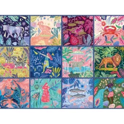 Gibsons - Zodiac Jungle - 1000 Piece Jigsaw Puzzle Outlet