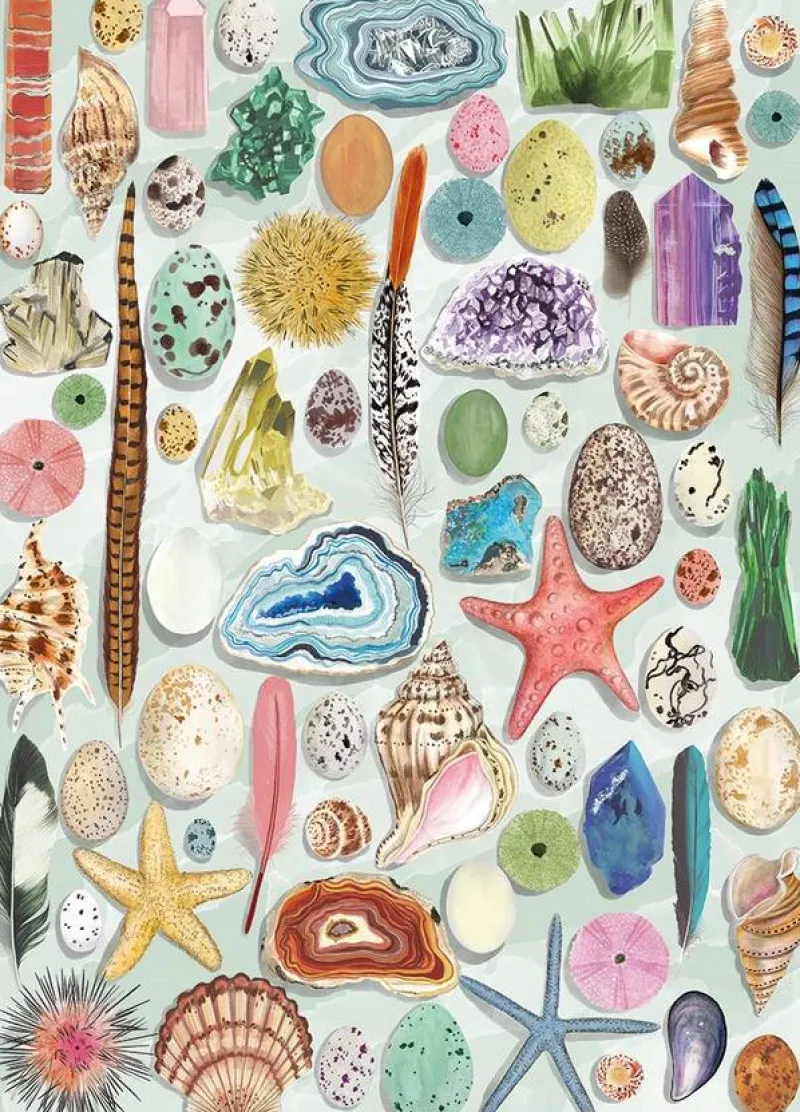 Gibsons Art File - Natural Curiosities Jigsaw Puzzle - 1000 Pieces Outlet