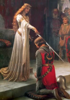 Grafika - Edmund Blair Leighton : L'Adoubement, 1901 - 1000 Piece Jigsaw Puzzles Fashion