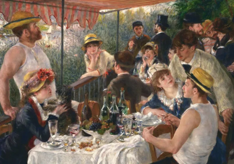 Grafika - Auguste Renoir : Le Déjeuner des Canotiers, 1881 - 1000 Piece Jigsaw Puzzle Hot