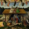 Grafika - Botticelli Sandro : La Nativité Mystique, 1500-1501 - 1000 piece jigsaw puzzle Online