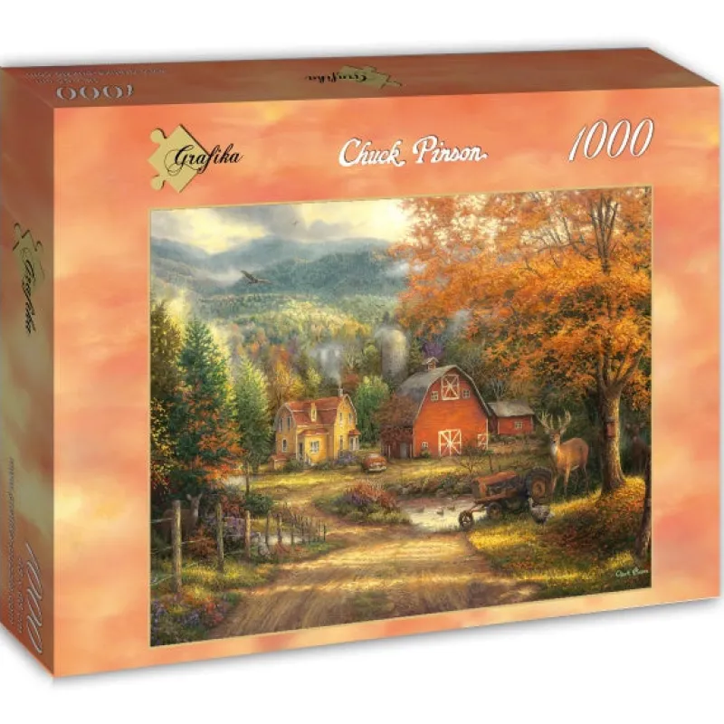 Grafika 00825 Chuck Pinson - Country Roads Take Me Home - 1000 Piece Jigsaw Puzzle Clearance