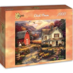 Grafika 00765 Chuck Pinson - Relaxing on the Farm - 1000 Piece Jigsaw Puzzle Hot