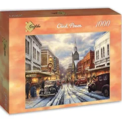Grafika 00809 Chuck Pinson - The Warmth of Small Town Living - 1000 Piece Jigsaw Puzzle Online