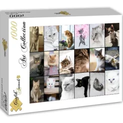 Grafika 00100 Collage - Cats - 1000 Piece Jigsaw Puzzle Fashion